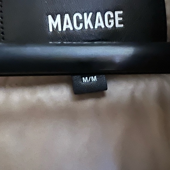 Mackage Puffer Jacket Beige Size Medium - Picture 5 of 9